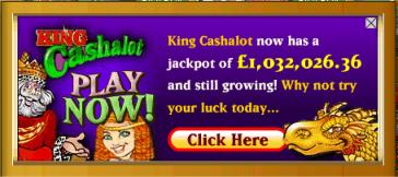 King Cashalot Progressive Jackpot is well worth trying your luck!
