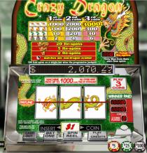 Crazy Dragon slot machine -one ofmany fun games at 49er Casino